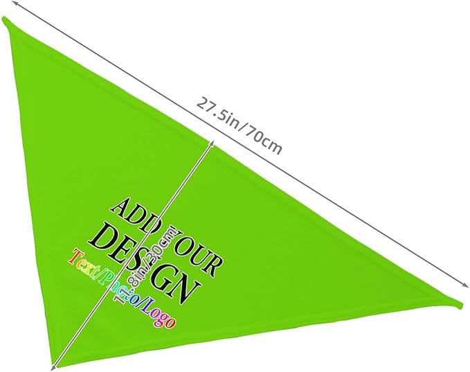 Personalized Dog Scarf Add Your Design Custom Dog Bandanas - Image 6