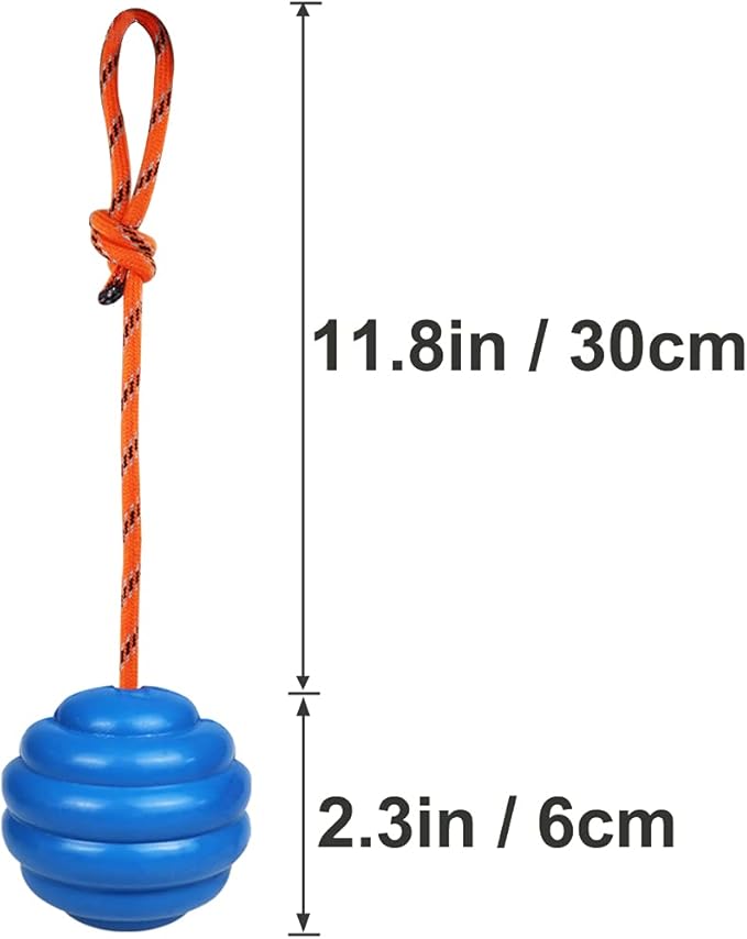 K9 Training Ball with Rope - Image 4