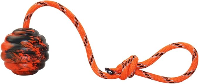 K9 Training Ball with Rope Exercise and Reward Toy by Nevperish