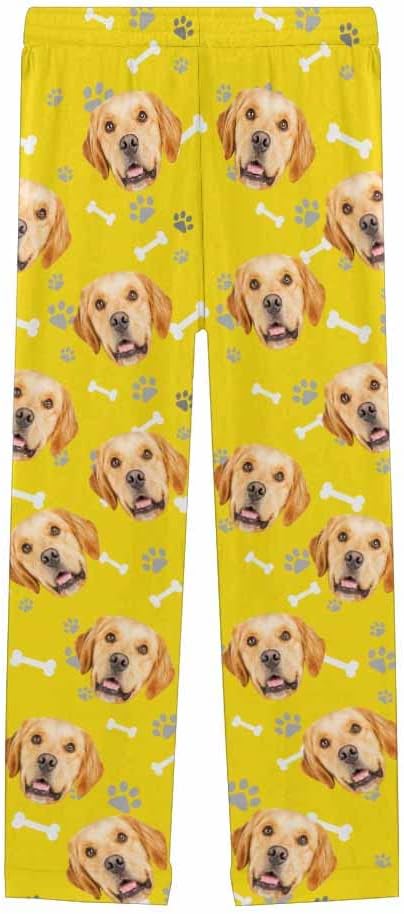 Personalized Pajama Pants for Women Custom Photo Face Printed Pajama Bottoms - Image 3