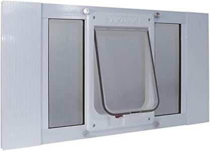Ideal Pet Products Aluminum Sash Window Pet Door, Adjustable to Fit Window by IdealPetProducts