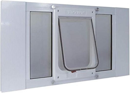 Ideal Pet Products Aluminum Sash Window Pet Door, Adjustable to Fit Window by IdealPetProducts