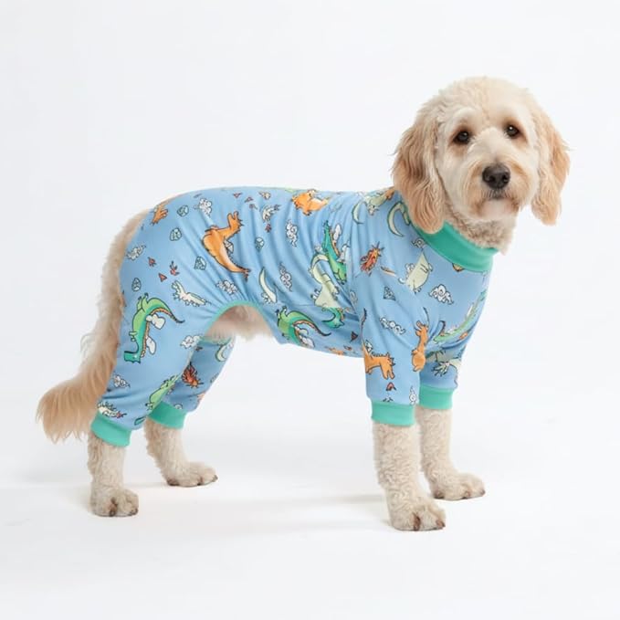 Spark Paws Dog Pajama, Dog Recovery Suit Male, Ultra-Soft and 4-Way Stretch by SparkPaws