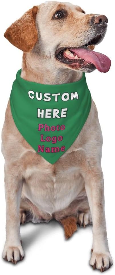 Personalized Dog Scarf Custom Pet Scarf by YURIOPF