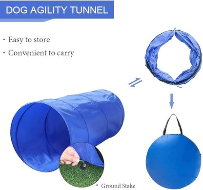 Dog Agility Training Equipment Set, Puppy Jump Training Obstacle Course Starter - Image 4
