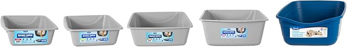 Petmate Basic Open Cat Litter Pan, Made in USA, 14.5" x 10.5" x 3.5", Small - Image 4