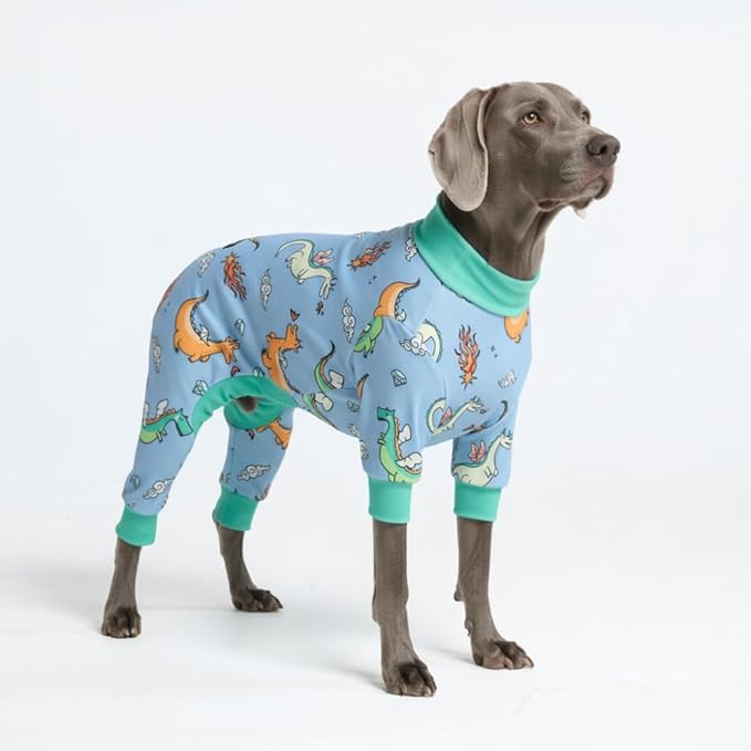 Spark Paws Dog Pajama, Dog Recovery Suit Male, Ultra-Soft and 4-Way Stretch by SparkPaws