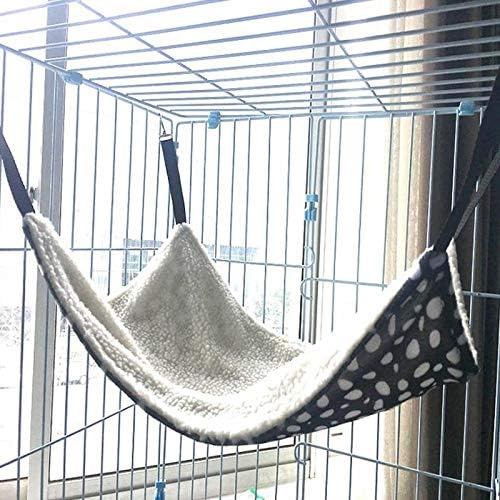 AKIRO for Kitten Cat Cage Cage Hammock, Hanging Bed Round Dot Tower Zebra - Image 5
