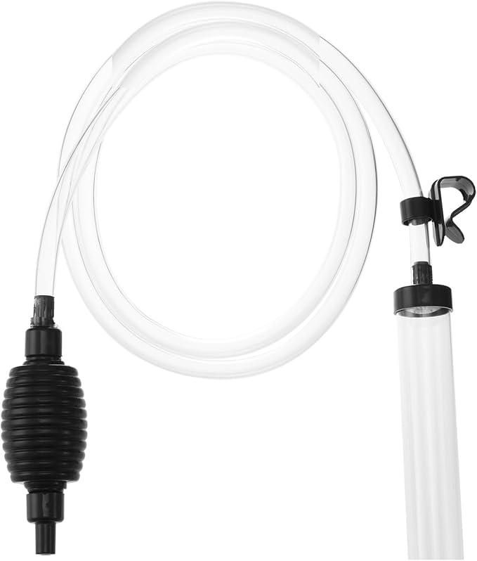 6ft Aquarium Siphon Vacuum Cleaner, Hand Siphon Pump Water Changer by Seltomer