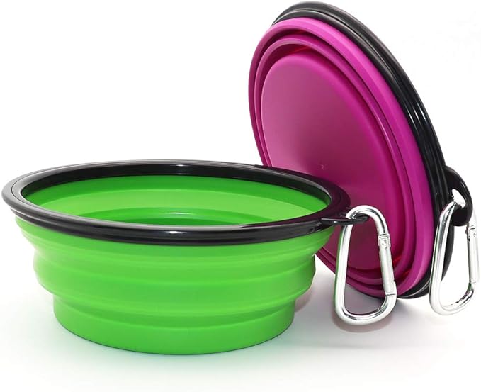 Dog Bowl Pet Collapsible Bowls, 2 Pack Collapsible Dog Water Bowls - Image 4
