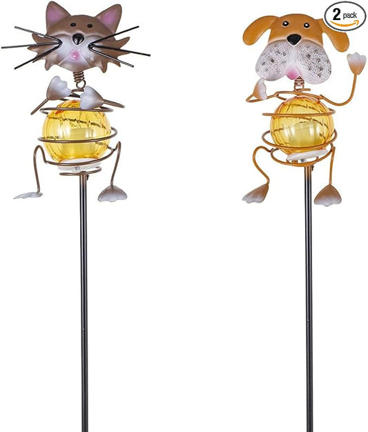 Solar Garden Lights, Decorative Statues Figurine Lights by SATHGA