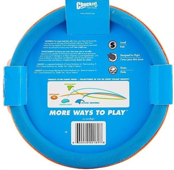 Chuckit! Paraflight Flying Disc Dog Toy - Image 2