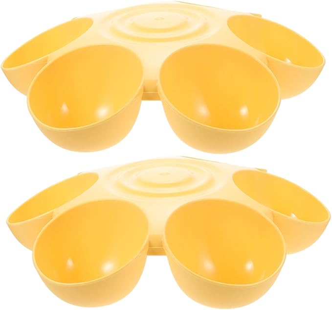 2pcs Flower Shape Pet Feeding Bowls by QUMIIRITY