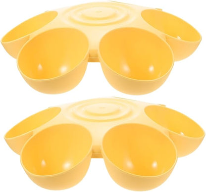 2pcs Flower Shape Pet Feeding Bowls by QUMIIRITY