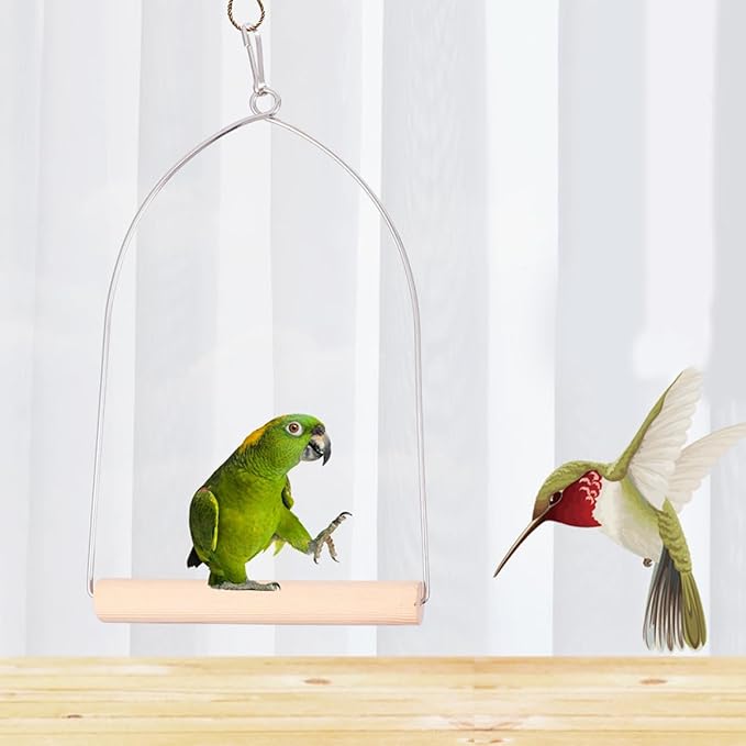 Hummingbird Swing Parrot Perch Bird Cage - Image 6