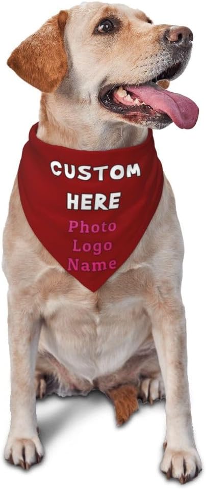 Custom Pet Scarf Dog Bandana by YURIOPF