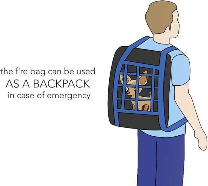 Fire Emergency Escape Bag for Pets up to 100 Pounds - Image 5