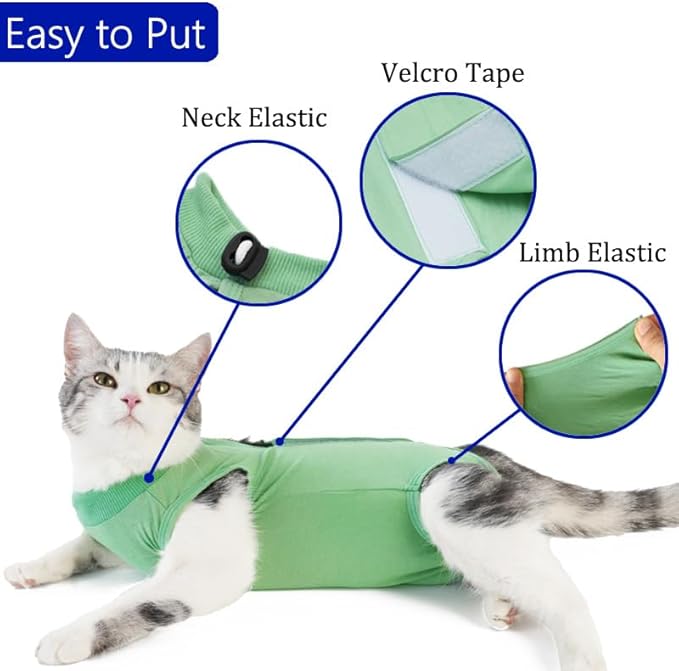 kzrfojy Cat Recovery Suit Cat Onesie - Image 2