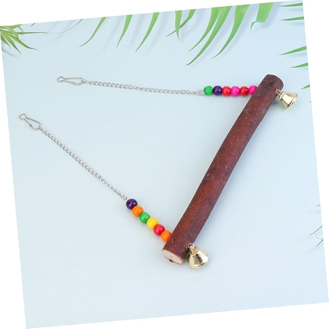 Yardwe Parrot Wooden Hanging Swing - Image 6