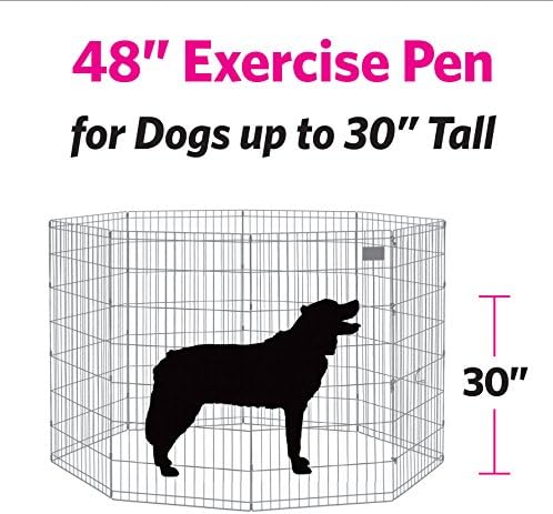 MidWest Homes for Pets 48-Inch Exercise Pen, for Indoor and Outdoor Use - Image 6