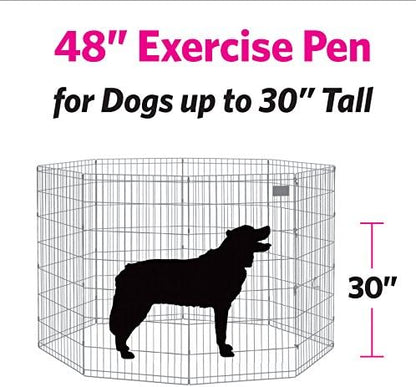 MidWest Homes for Pets 48-Inch Exercise Pen, for Indoor and Outdoor Use - Image 6