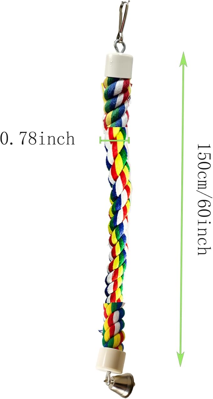 Bird Rope Perch & Birds Swing Set - Image 4