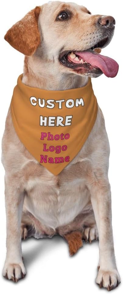 Personalized Dog Scarf Custom Pet Scarf by YURIOPF