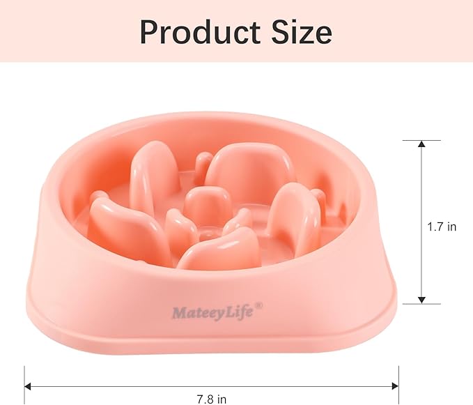 MateeyLife Slow Feeder Dog Bowls 2PCS, Anti-Choking Puzzle Dog Food Bowls - Image 3
