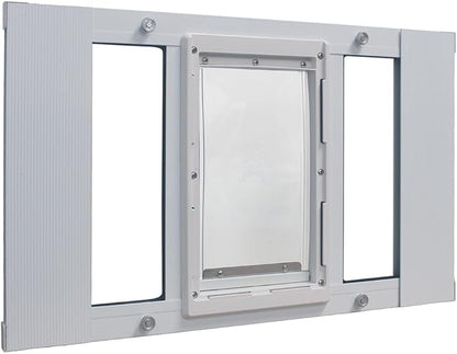 Ideal Pet Products Aluminum Sash Window Pet Door, Adjustable to Fit Window by IdealPetProducts
