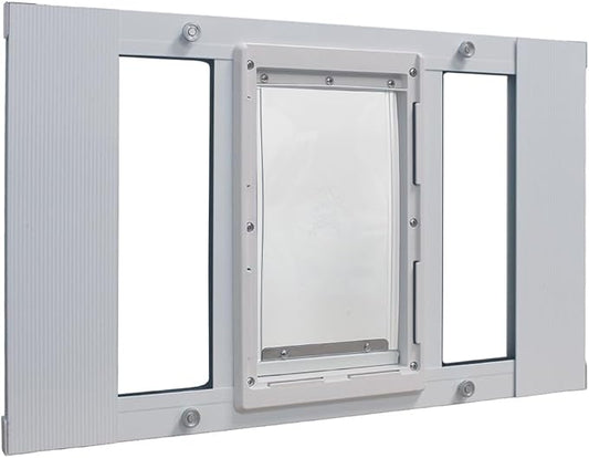 Ideal Pet Products Aluminum Sash Window Pet Door, Adjustable to Fit Window by IdealPetProducts