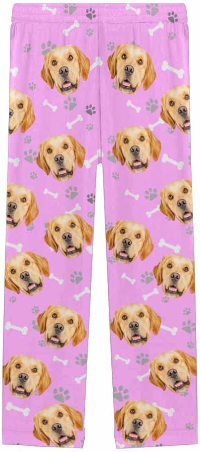 Personalized Pajama Pants for Women Custom Photo Face Printed Pajama Bottoms - Image 3