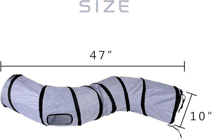 iCAGY Cat Tunnel for Indoor Cats Interactive, Rabbit Tunnel Toys, Pet Toys Play - Image 4