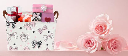 Essme Rectangular Pink Basket, Storage Box, Mother's Day Basket, Storage - Image 4