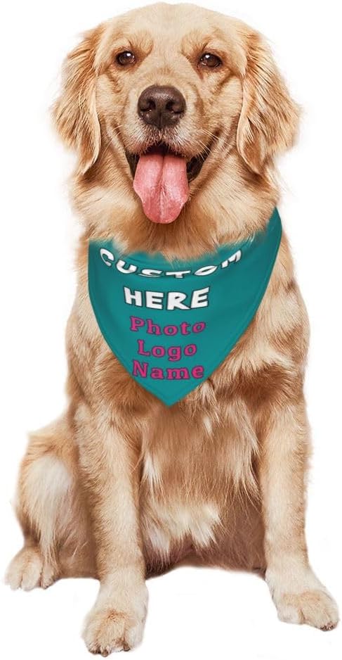 Custom Pet Scarf Dog Bandana, Personalized Triangle Bib Suitable - Image 7