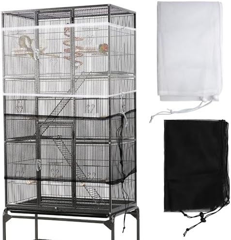 Catcan 2 Pack Bird Cage Seed Catcher Guard, Bird Cage Cover, Heavy Duty by Unknown