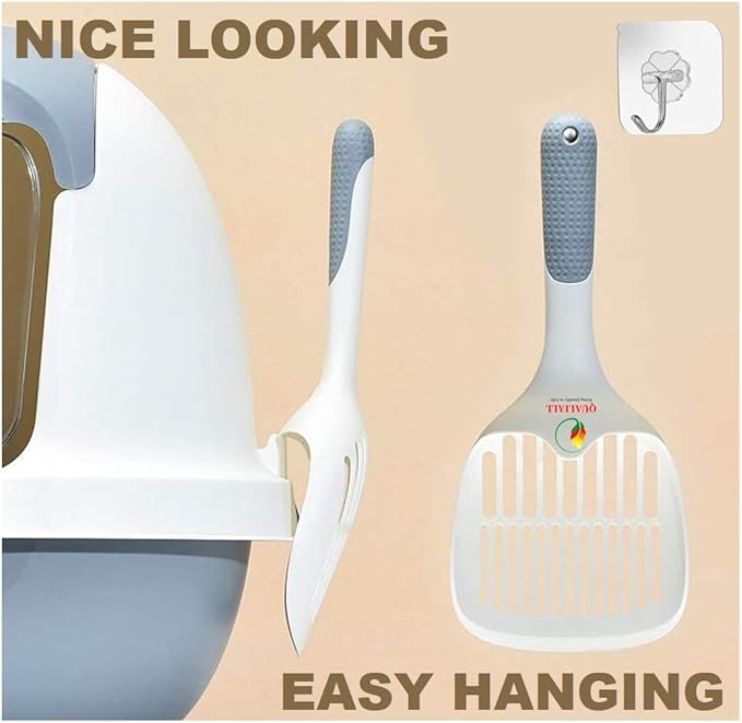 QUALIALL Cat Kitty Litter Box Poop Pooper Scoop Scooper - Image 5