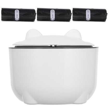 PRETYZOOM Sealed Cat Litter Waste Container by PRETYZOOM