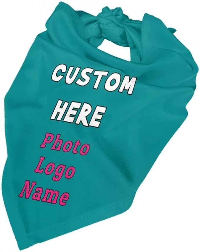 Custom Pet Scarf Dog Bandana, Personalized Triangle Bib Suitable - Image 4