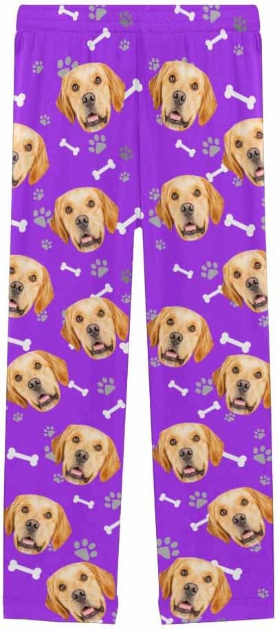 Personalized Pajama Pants for Women Custom Photo Face Printed Pajama Bottoms - Image 3