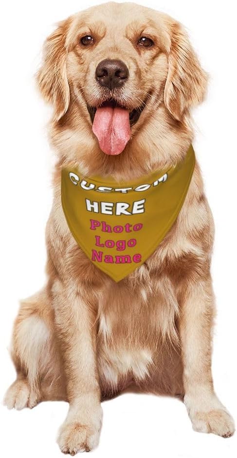 Custom Dog Bandana with Name Photo Logo Personalized Dog Scarf Suitable - Image 7