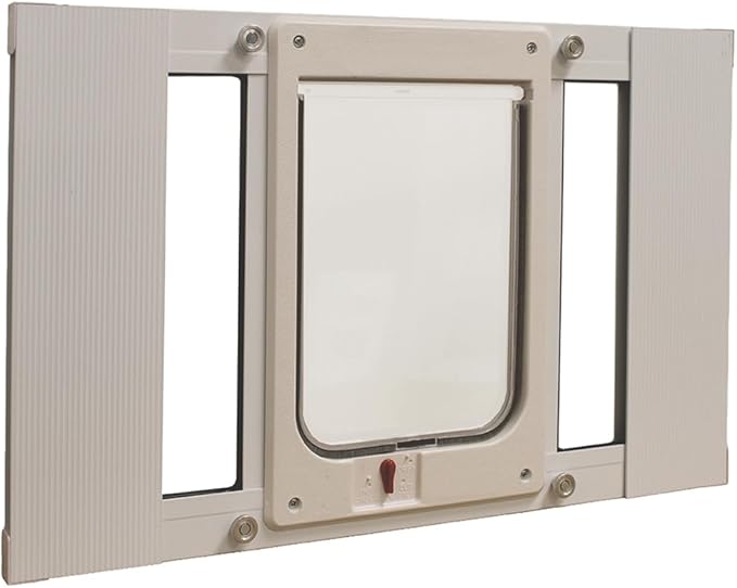 Ideal Pet Products Aluminum Sash Window Pet Door, Adjustable to Fit Window by IdealPetProducts