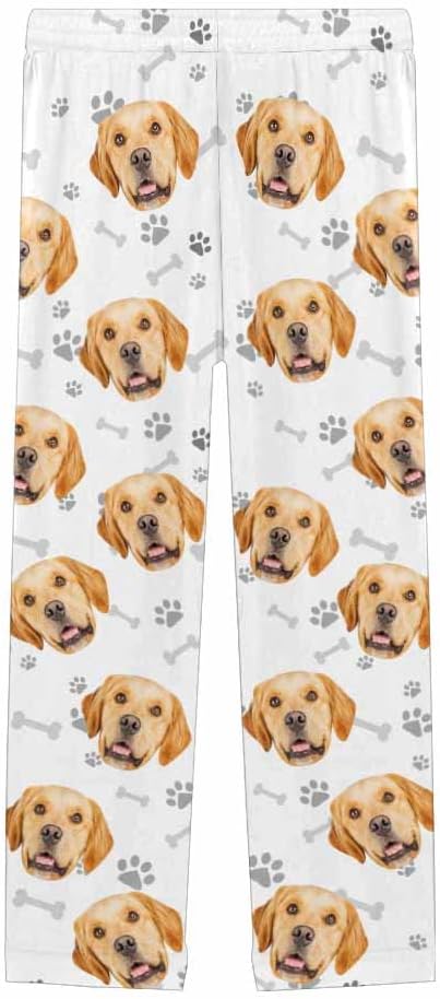 Personalized Pajama Pants for Women Custom Photo Face Printed Pajama Bottoms - Image 3