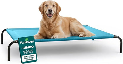 FurHaven Elevated Dog Bed, Cooling Raised Pet Cot by FurHaven