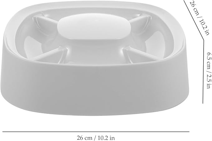 Milisten 4-in-1 Pet Feeder Bowl Set, Plastic Puppy Feeding Station - Image 2