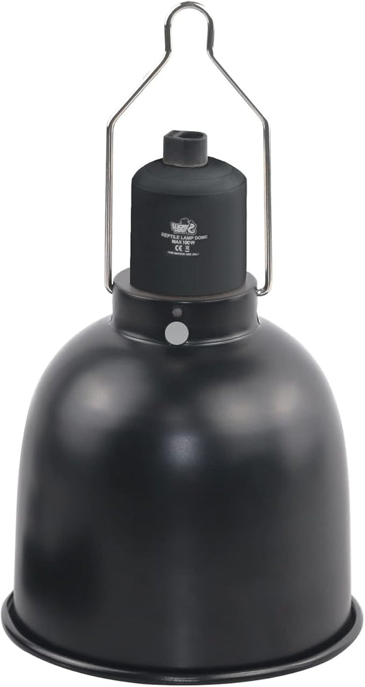 LUCKY HERP Aluminum 5.5inch Deep Dome Reptile Light Fixture, Reptile Heat Lamp by LUCKYHERP