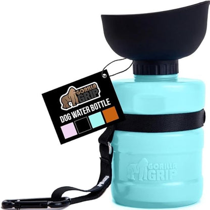 GORILLA GRIP Dog Water Bottle, Portable Water Bowl Dispenser by Unknown