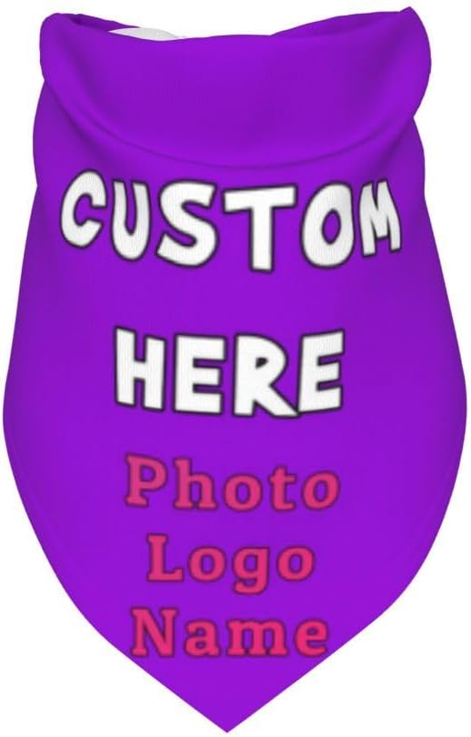 Custom Pet Scarf Dog Bandana, Personalized Triangle Bib Suitable - Image 3
