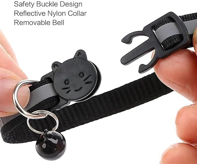 AirTag Cat Collar with AirTag Holder, Breakaway Reflective Cat Tracker Collar - Image 4