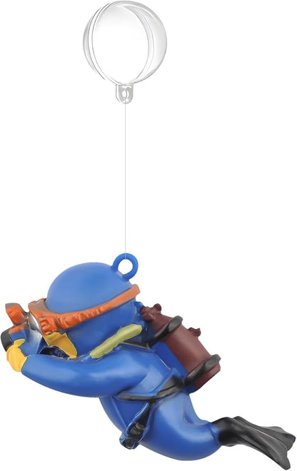 onesimcr Floating Fish Tank Decorations, Aquarium Decorations, Lovely Diver by onesimcr