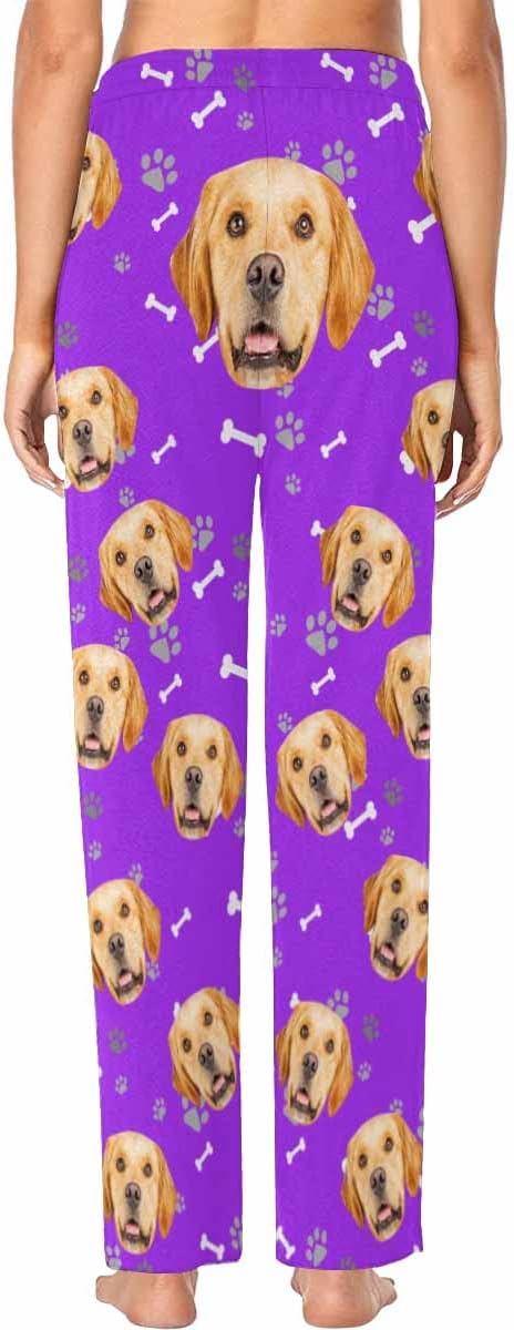 Personalized Pajama Pants for Women Custom Photo Face Printed Pajama Bottoms - Image 2